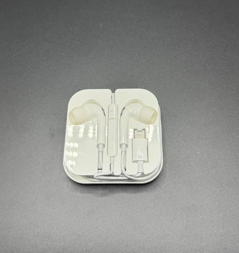 Apple Ear Headphones Wired Earphone for iPhone Microphone Ear Phone - Hands-Free | Handsfree For Mobile Phone - Without Box